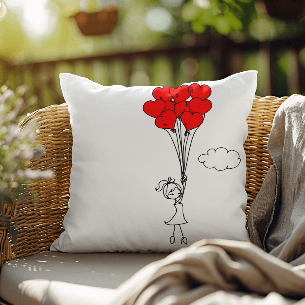 Love is in the Air: A Perfect Pair Matching Valentines Day Pillow 2