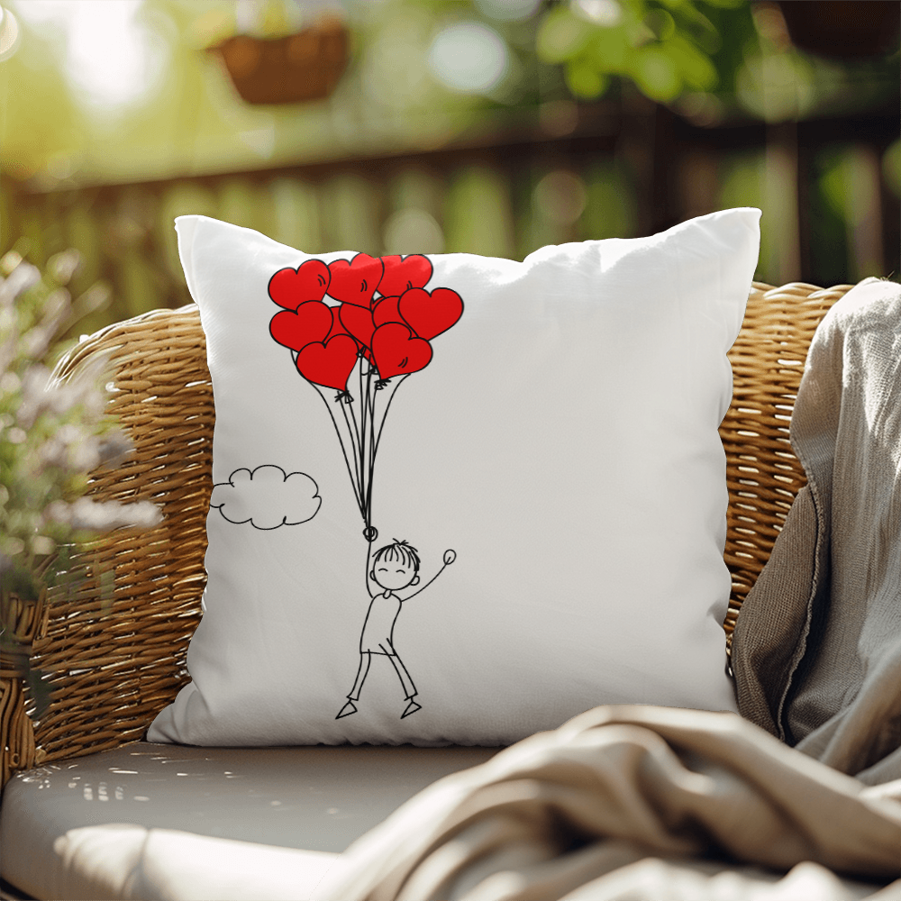 Love is in the Air: A Perfect Pair Matching Valentines Day Pillow 1