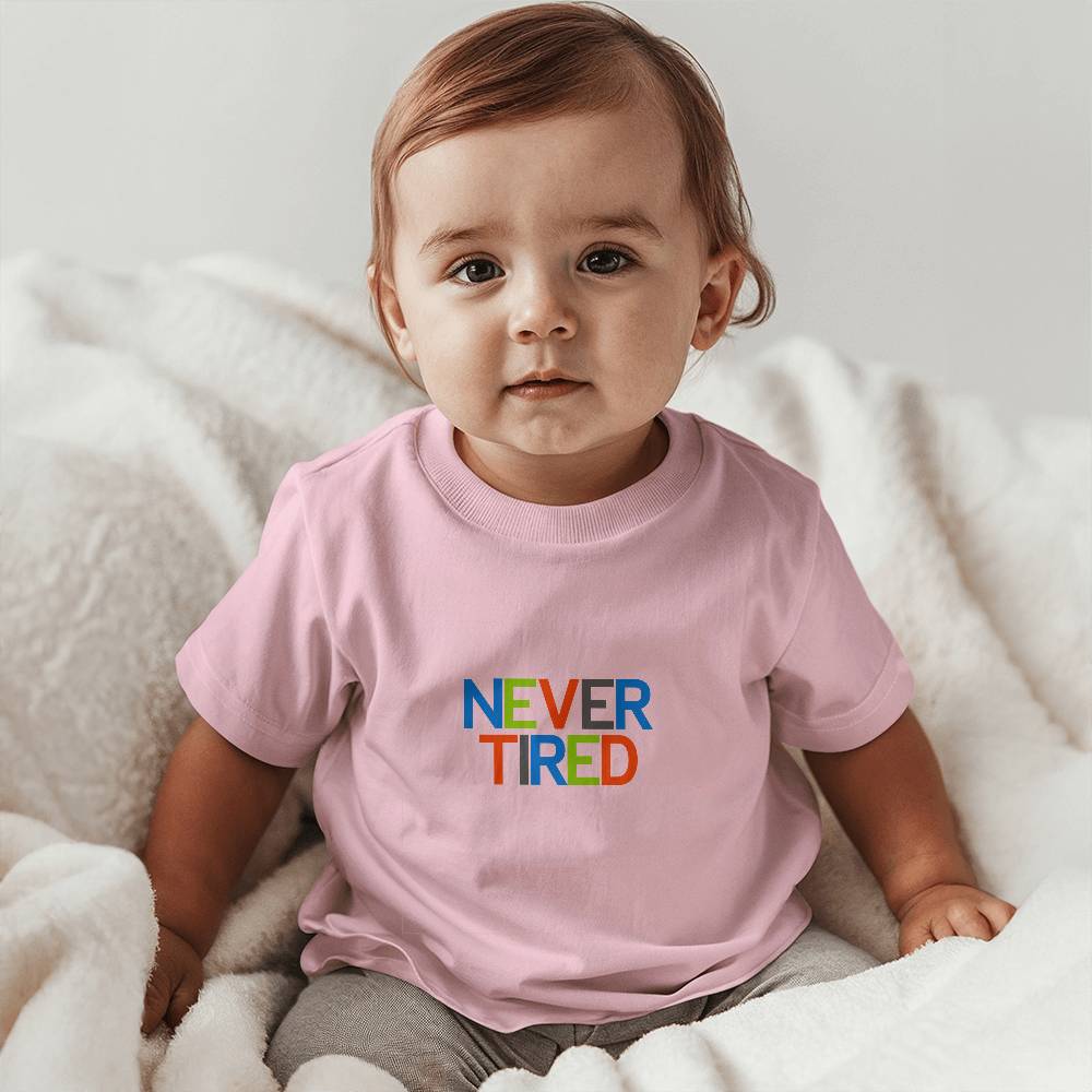 Never Tired  Endless Energy Baby Jersey Tee