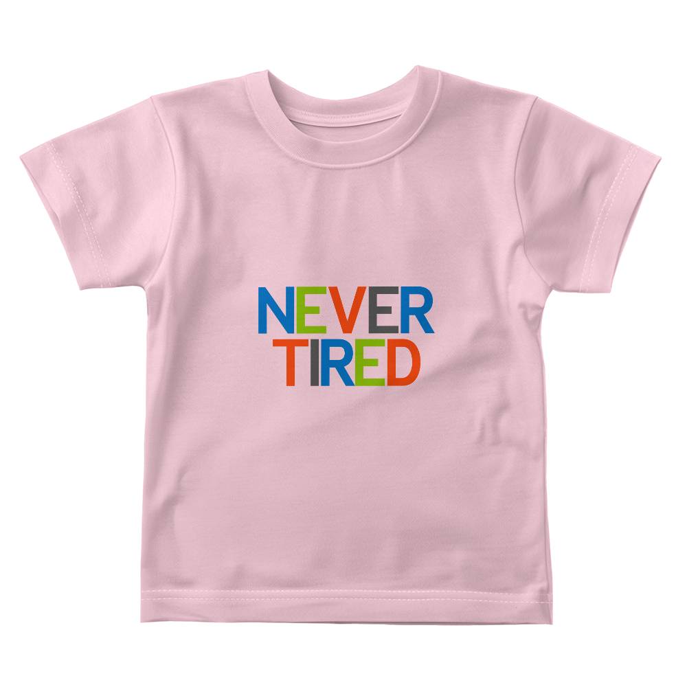 Never Tired  Endless Energy Baby Jersey Tee