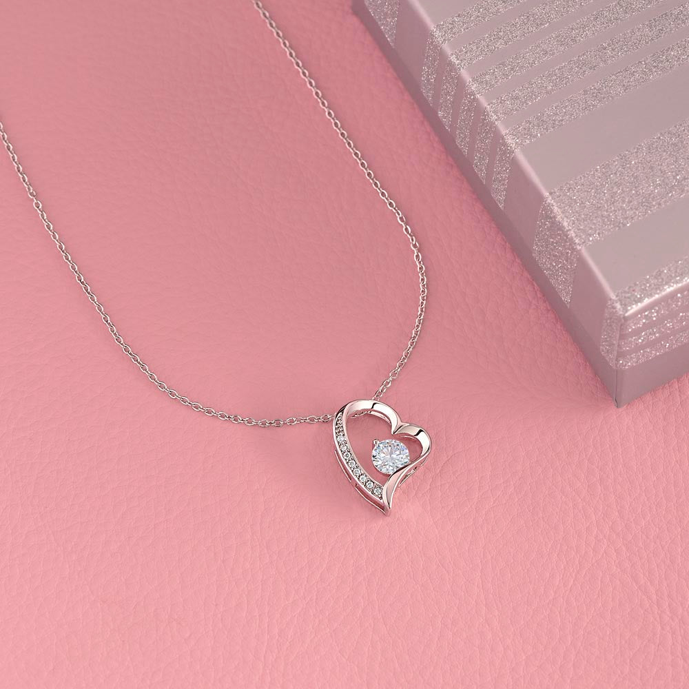 With You Everything Makes Sense - Forever Love Necklace - Gift for Wife
