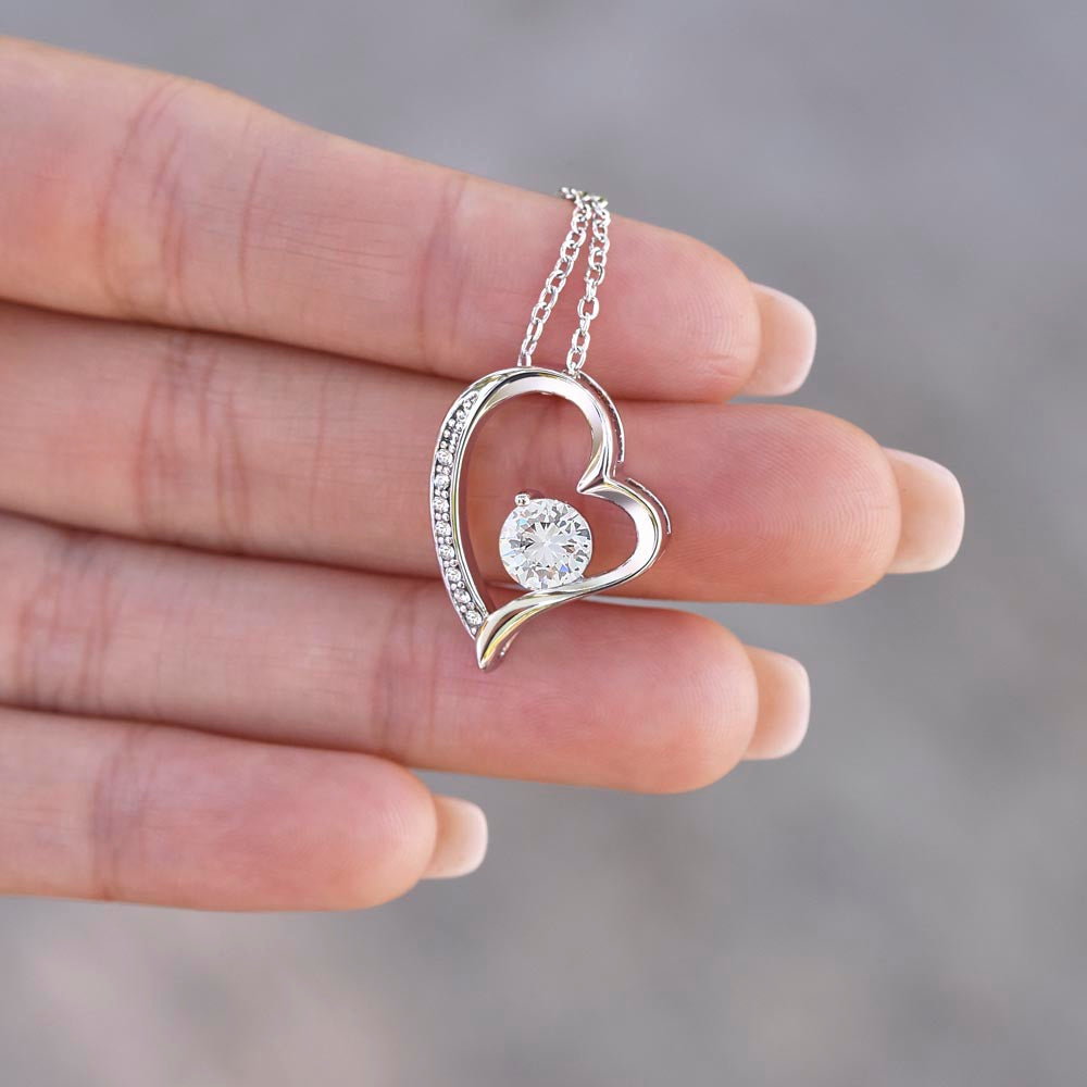 To My Smokin' Hot Wife Forever Love Necklace