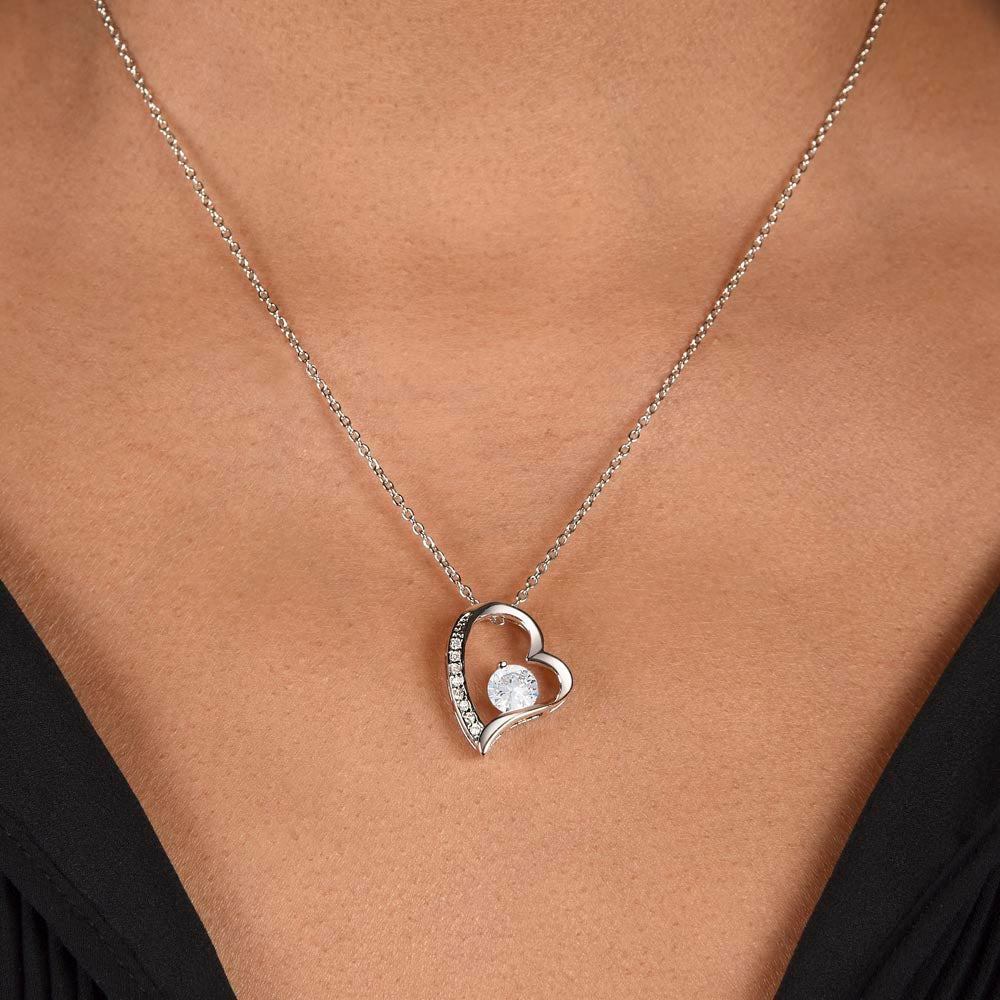 To My Smokin' Hot Wife Forever Love Necklace