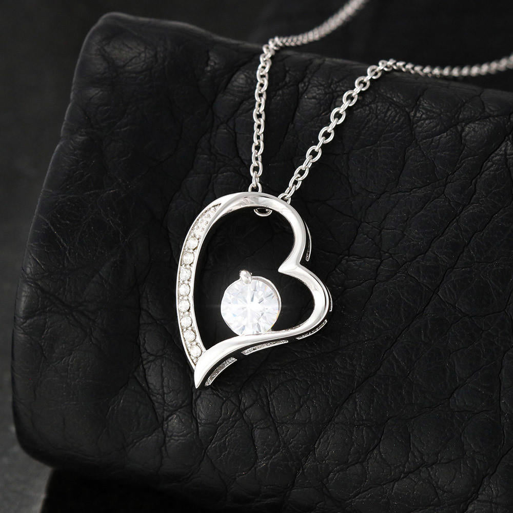 To My Smokin' Hot Wife Forever Love Necklace