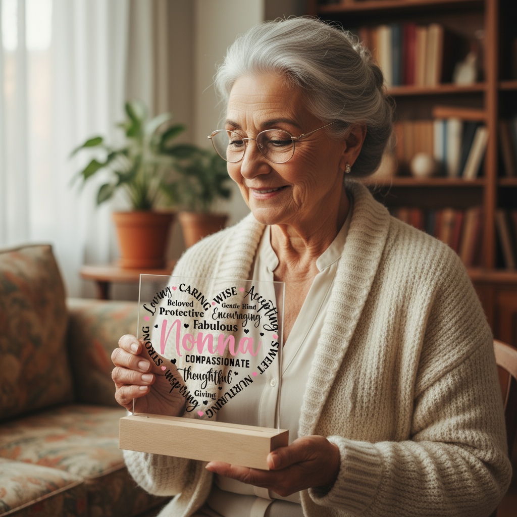 To My Nonna - Forever Loved Square Acrylic Piece