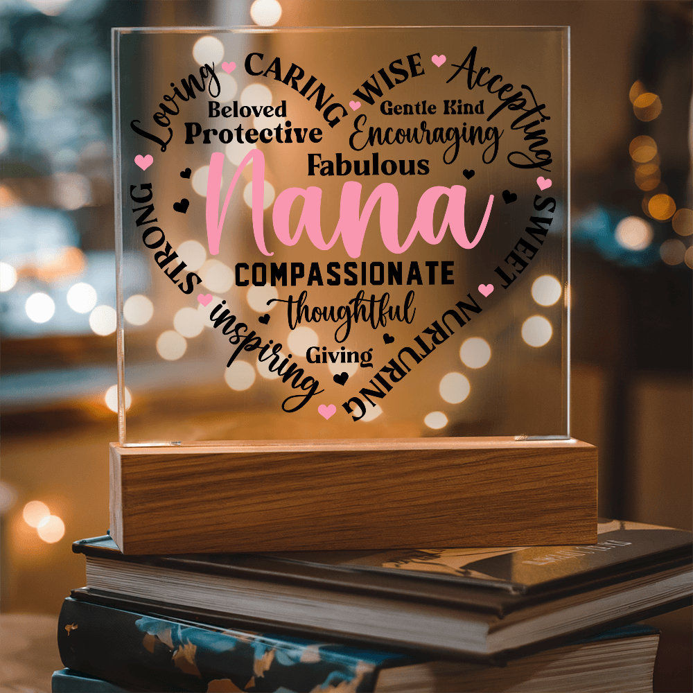 To My Nana - Square Acrylic Piece