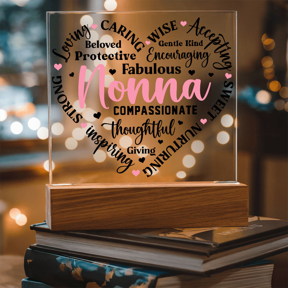 To My Nonna - Forever Loved Square Acrylic Piece