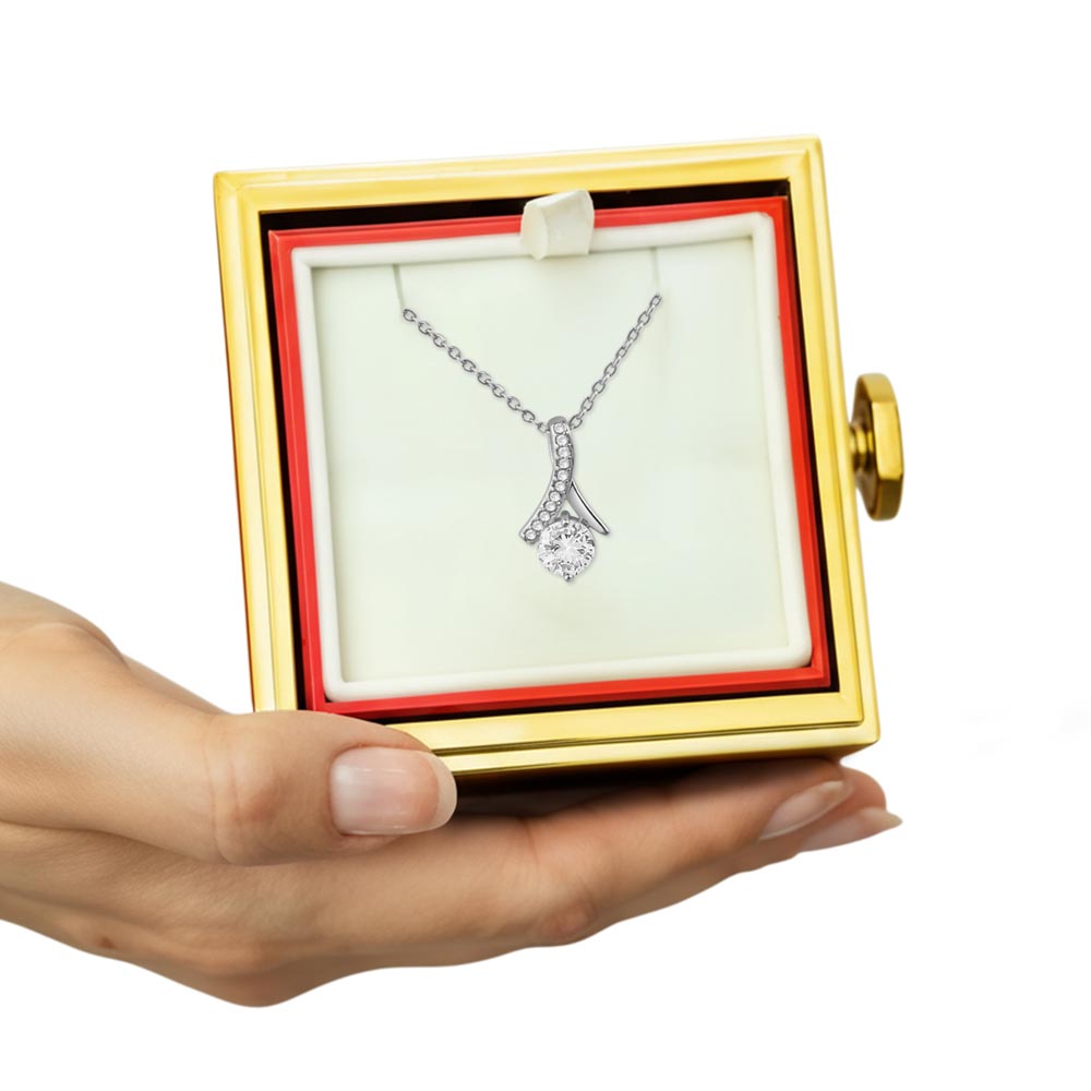 Rotating Rose Box - Alluring Beauty Necklace