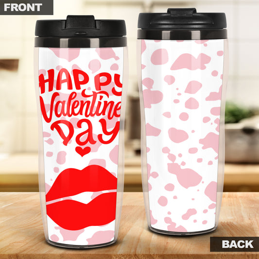 Pucker Up Happy Valentines Day Cup