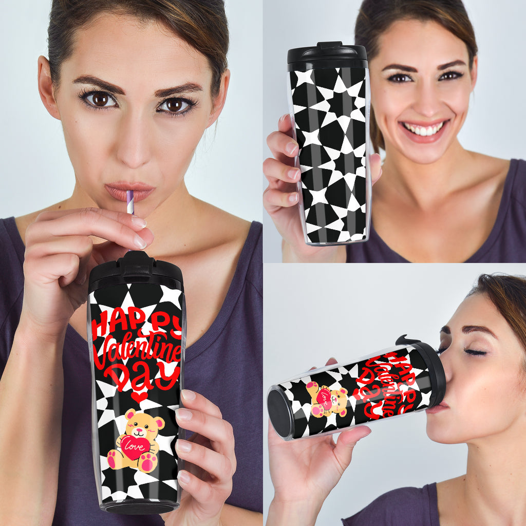 Teddy Bear Love Valentines Day Cup