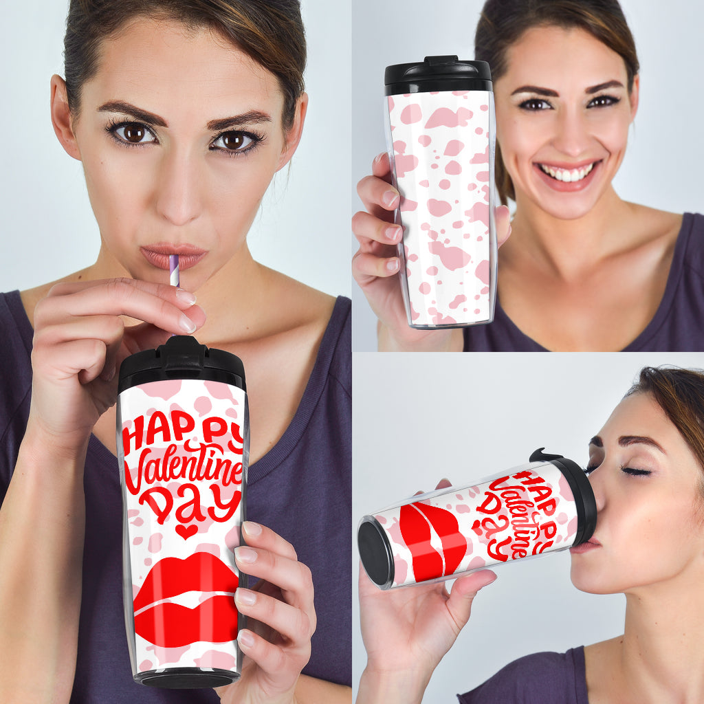 Pucker Up Happy Valentines Day Cup