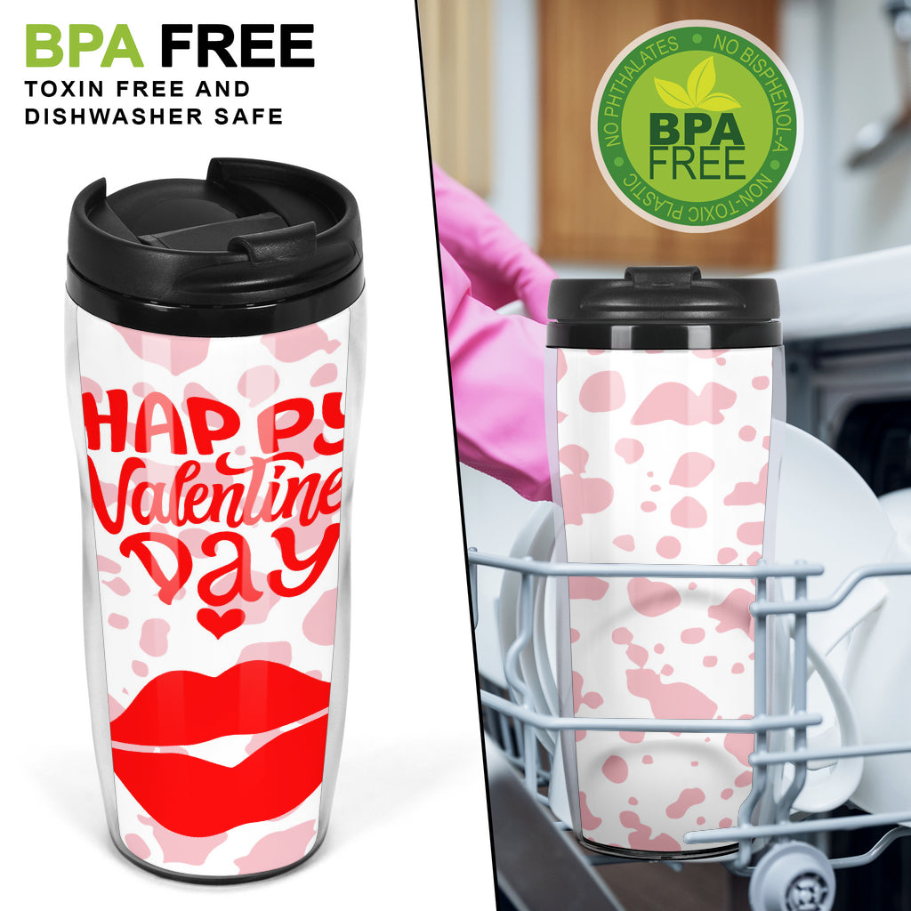 Pucker Up Happy Valentines Day Cup