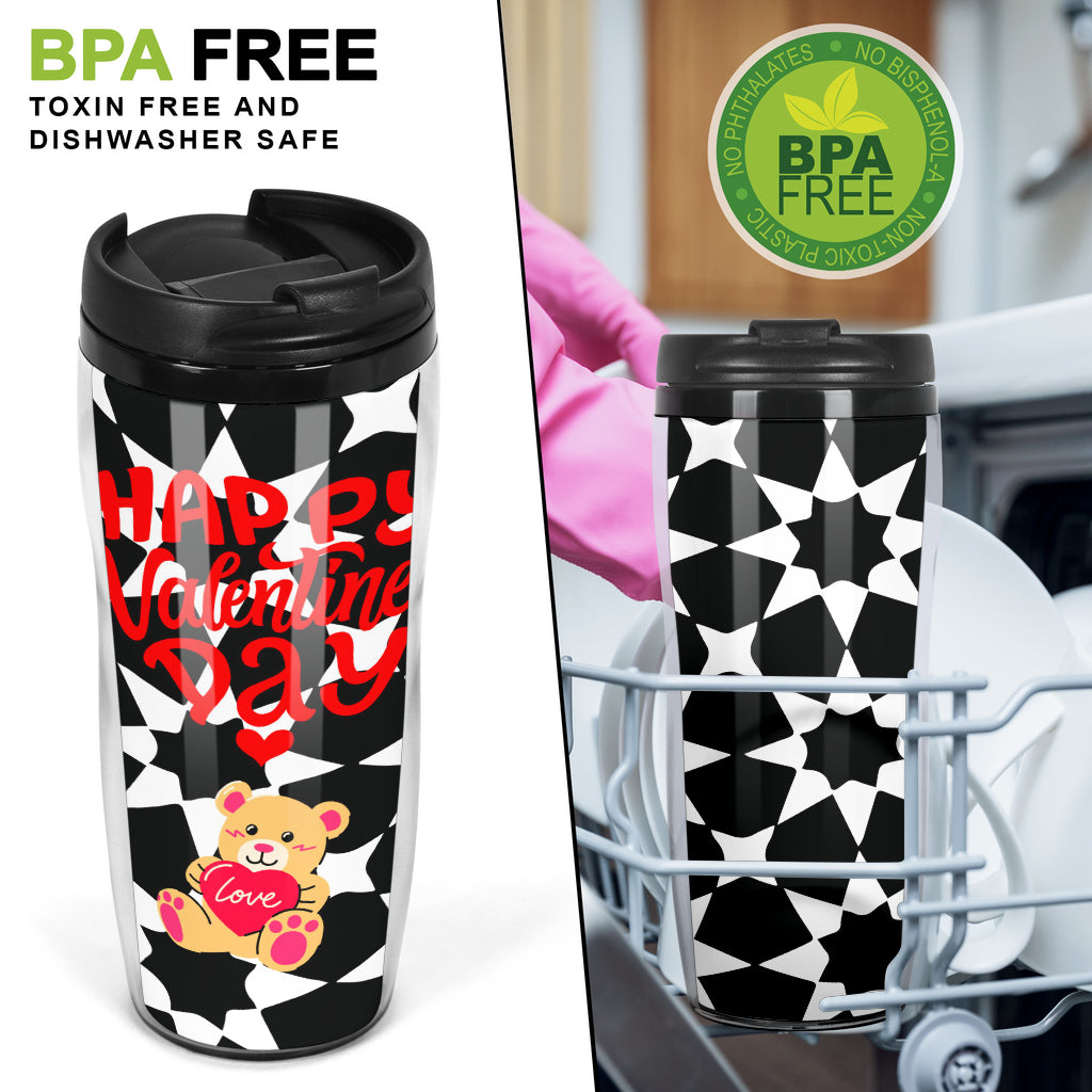 Teddy Bear Love Valentines Day Cup
