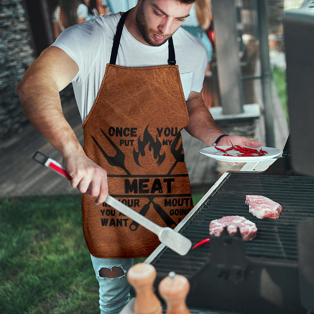 Grill Master Slogan Apron