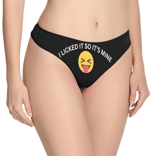 I Licked It So It's Mine | Valentines Gift | Naughty Underwear | Funny Panties For Her